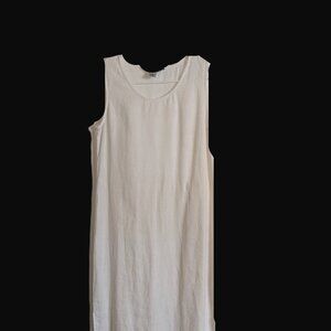 White Linen Dress
